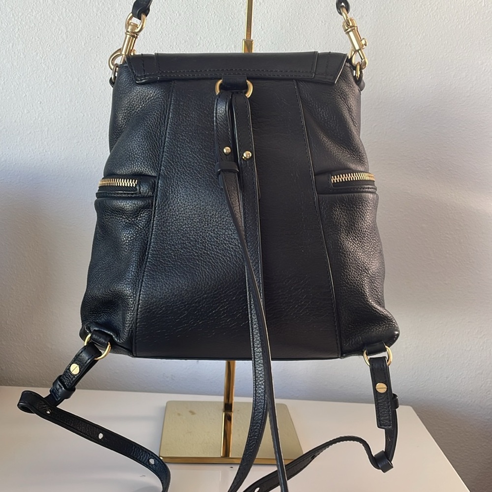 See By Chloe Leather Olga Backpack in Black/Gold Hardware, Excellent Condition - Picture 10 of 11